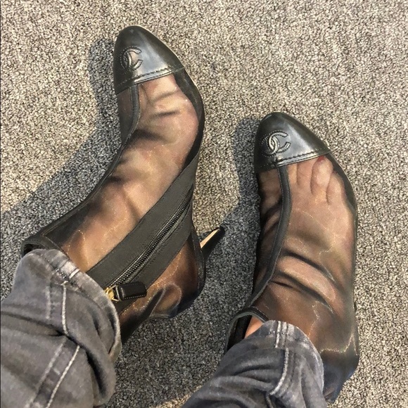 CHANEL Shoes - Chanel Ankle Mesh Booties Shoes ❤️Authentic
